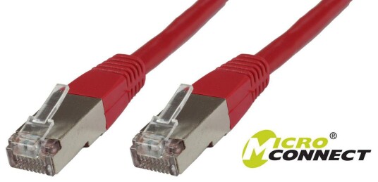 MicroConnect F/UTP CAT6 15m Red PVC MicroConnect F/UTP CAT6 15m Red PVC
