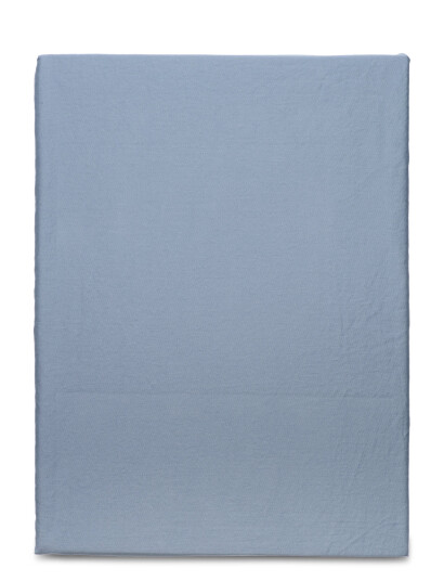 Lacoste Home Lbrush Fitted Sheet - Blue - 160X200CM Lacoste Home Lbrush Fitted Sheet - Blue - 160X200CM