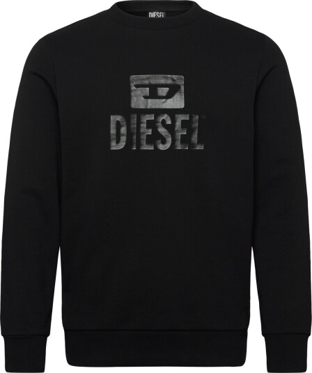 Diesel S Gir Crewneck Tone On Tone Felpa Black XL