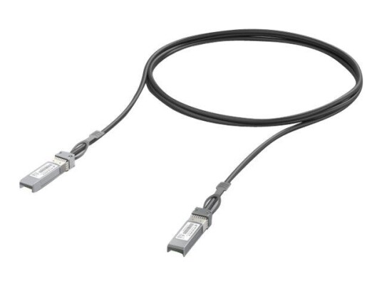 Ubiquiti UACC-DAC-SFP28-1M InfiniBand og fiberoptisk kabel Sort