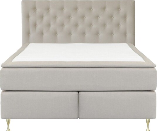 Select No 6 Kontinentalseng 210x210 Fast/Medium Lateks/Memor Beige/Gullben