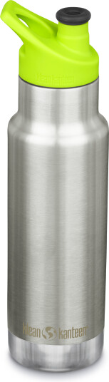 Klean Kanteen Kids' Insulated Classic Narrow 355 ml (Sport Cap) Brushed Stainless 355 ml, Brushed Stainless