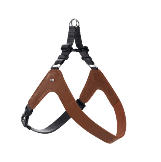 Hunter Hundesele Dimaro Kuskinn Cognac S-M Bryst 48-69cm