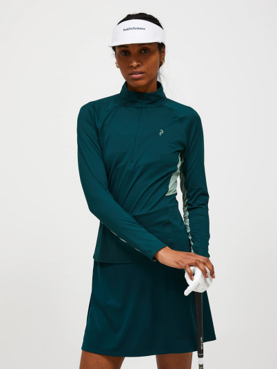 Peak Performance Core Half Zip Baselayer Women Grønn S