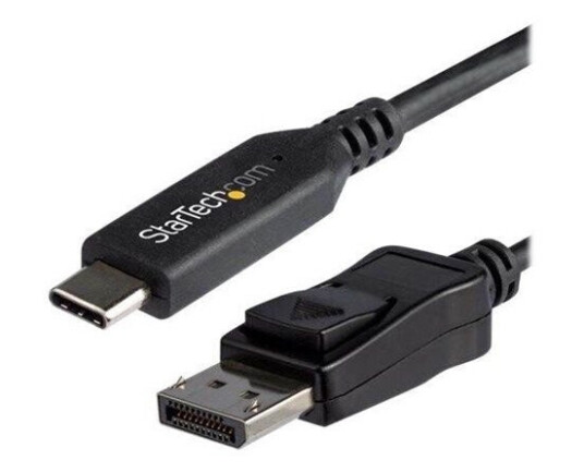 StarTech USB-C til DisplayPort 8K Adapterkabel 1 m Sort