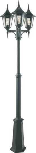 Norlys Modena Utendørs Parklampe 3 Lyktehoder Svart, Ingen Norlys Modena Utendørs Parklampe 3 Lyktehoder Svart, Ingen