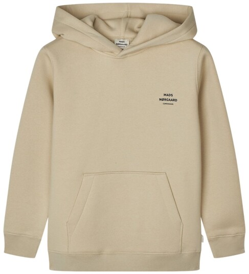 Mads Nørgaard Standard Hudini Sweatshirt Beige 140 Mads Nørgaard Standard Hudini Sweatshirt Beige 140