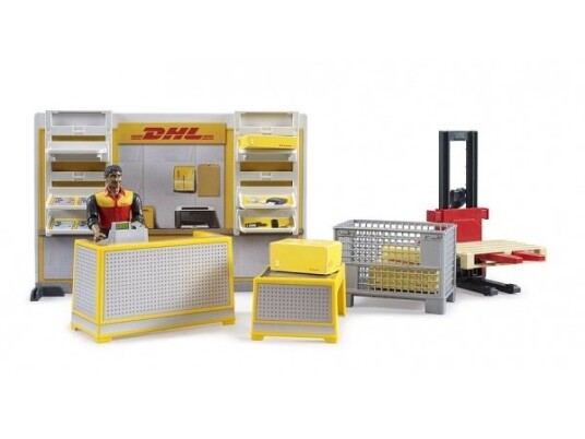 Figurka Bruder Bruder Bworld Dhl Parcel Shop Play Building