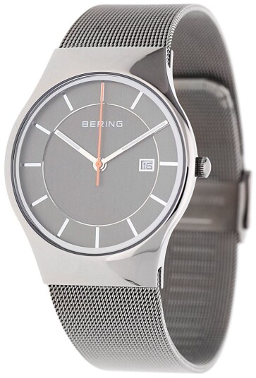 Bering Herreklokke 11938 007 Classic Grå/Stål Ø40 mm