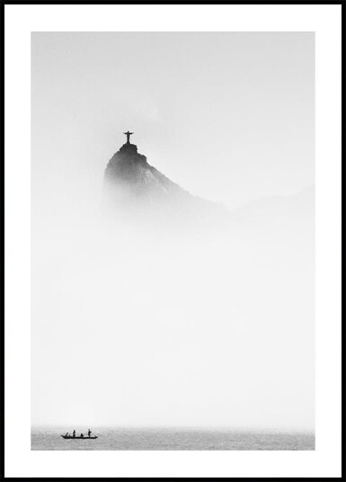 Cristo in the mist Plakat Plakat / 40x50cm Cristo in the mist Plakat Plakat / 40x50cm
