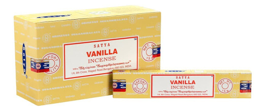 Satya Vanilla Incense Sticks (Pack of 120) Satya Vanilla Incense Sticks (Pack of 120)
