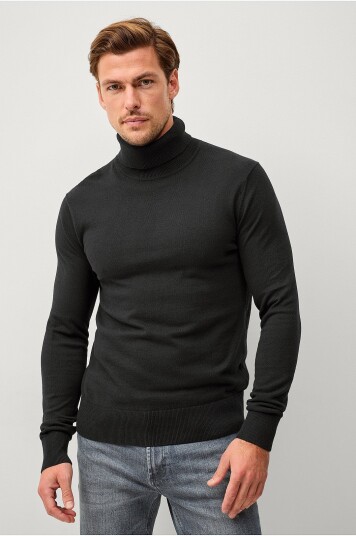 Ellos Collection Polohals Jake Svart