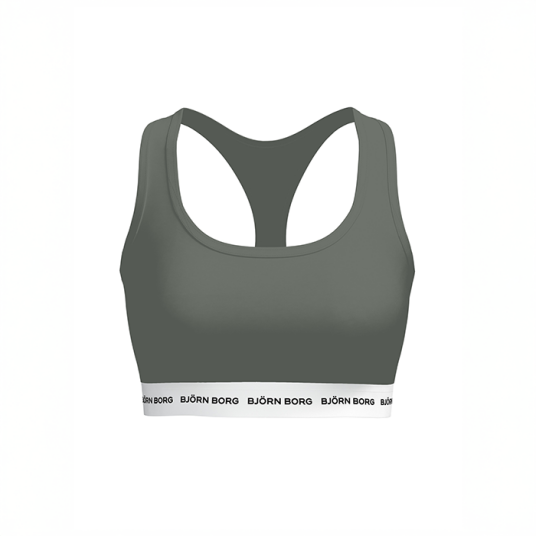 Björn Borg Logo Soft Top Grønn Green M Björn Borg Logo Soft Top Grønn Green M