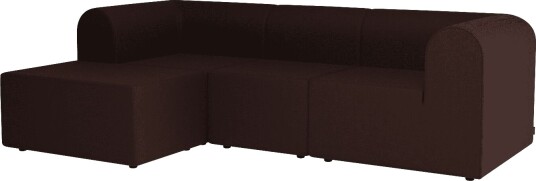Montana Paradigm 3 seters Sofa med Puff Venstre R373 Remix373