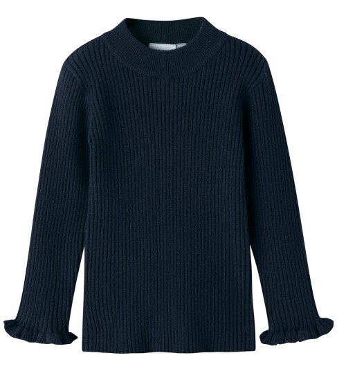 Name It Genser Strikk Rib NmfVianna Navy Blazer 6 år 116 Genser Blå