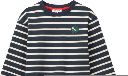 Liewood Tyler Stripe Ls T Shirt Navy 98/104