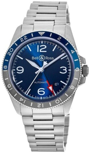 Bell & Ross Herreklokke BRV293 BLU ST/SST Br V2 93 Blå/Stål