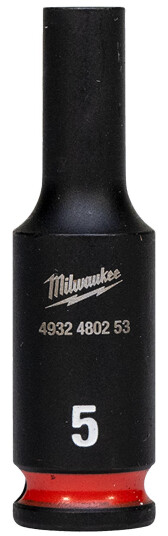 Milwaukee 4932480253 Kraftpipe 1/4", SHOCKWAVE, dybde 5 mm, Håndverktøy
