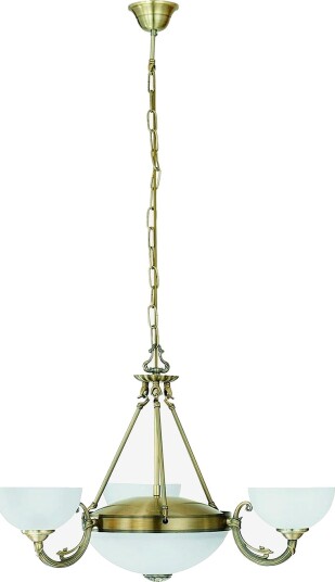 EGLO Pendellampe Savoy With 3 Lamps Bronse Takpendler