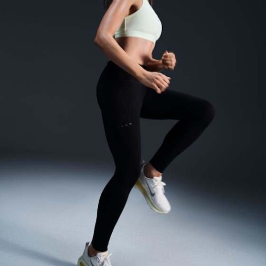Nike Dri-FIT Swift 7/8 Tights Dame Black/Reflective Silver L Nike Dri-FIT Swift 7/8 Tights Dame Black/Reflective Silver L