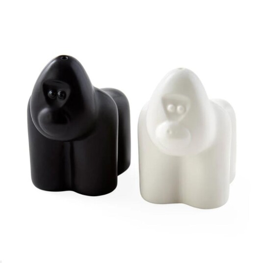 Jonathan Adler Gorilla Salt & Pepper sett H7,6