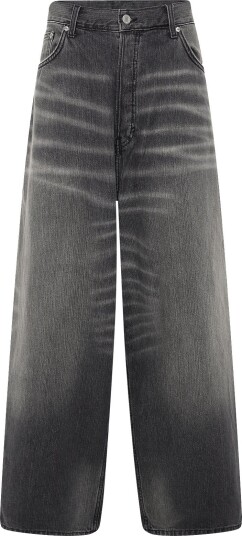 Weekday Void Low Rise Loose Baggy Jeans   IMPERIAL BLACK   32 x 32