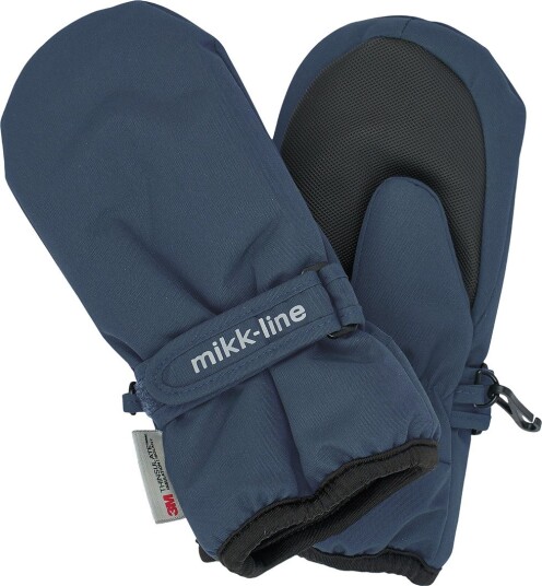Mikk line Polyester Mittens Navy 122/128