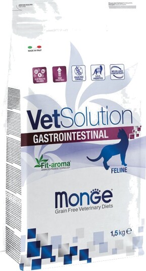 Monge Superpremium Cat Tørrfôr Vetsolution Gastrointestinal For Katter 1.5 kg