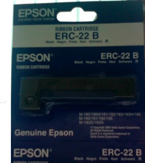 Epson Fargebånd Nylon Sort ERC22B