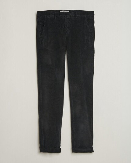 Briglia 1949 Slim Fit Corduroy Trousers Black
