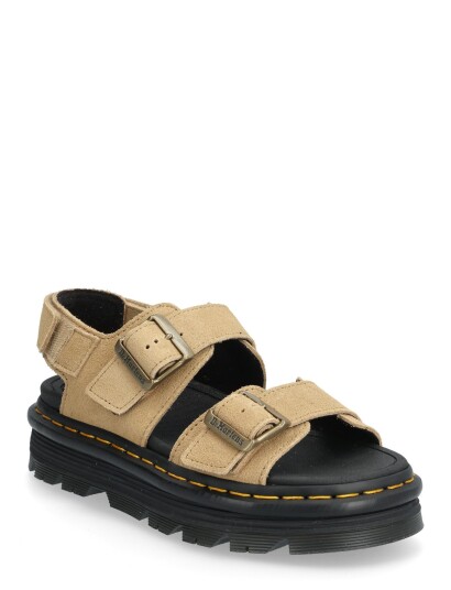 Dr. Martens Zebzag Sandal Savannah Tan Eh Suede Beige 36