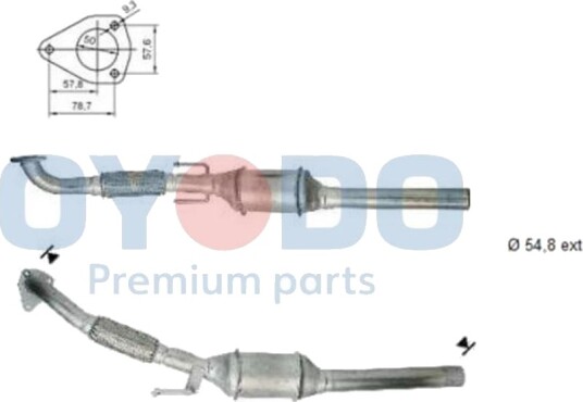 Katalysator Oyodo 20N0010-OYO