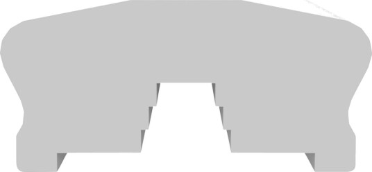 Overligger Jabo 2400x95x45 mm Overligger Jabo 2400x95x45 mm