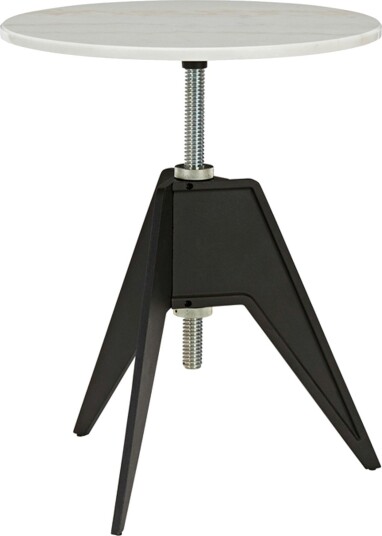 Screw kafébord Ø60 cm, Hvit