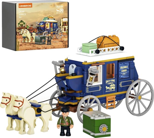 Lumibricks Treasure Diligense Byggesett 16+ År 309 Deler