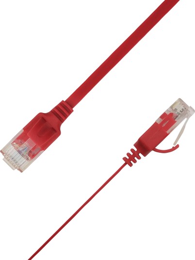 LinkIT Flat U/UTP Cat6a red 0.75m
