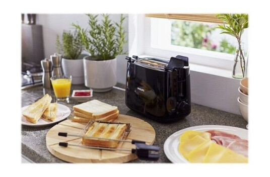 Philips Daily Collection HD2583 Brødrister 2 Skive Svart Philips Daily Collection HD2583 Brødrister 2 Skive Svart