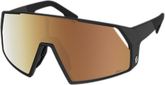 SCOTT Pro Shield LS sykkelbriller sort/AMP LS Gold Chrome SCOTT Pro Shield LS sykkelbriller sort/AMP LS Gold Chrome