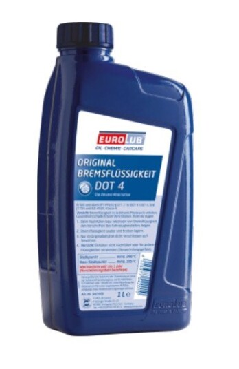 Bremsevæske EUROLUB DOT4 1L Bremsevæske EUROLUB DOT4 1L
