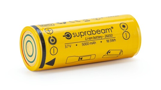 Suprabeam Li ion batteri 26650 5000mAh