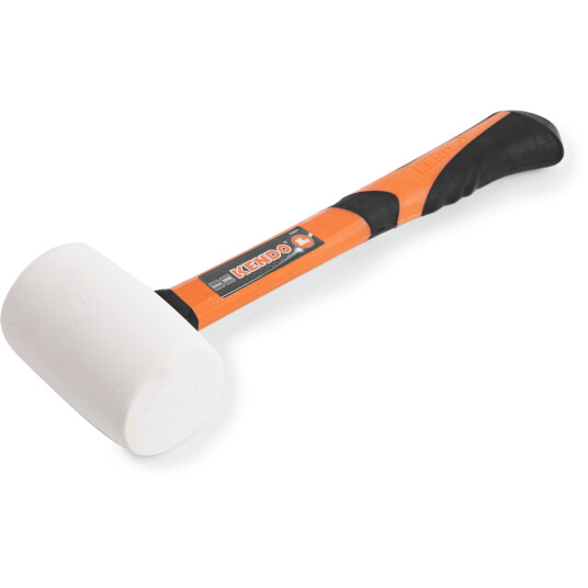 KENDO GUMMIHAMMER HVIT 16OZ