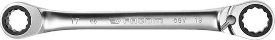 Facom Ringnøkkel 65.6 × 7 Med Sperre Vinklet 15° 6 × 7 mm