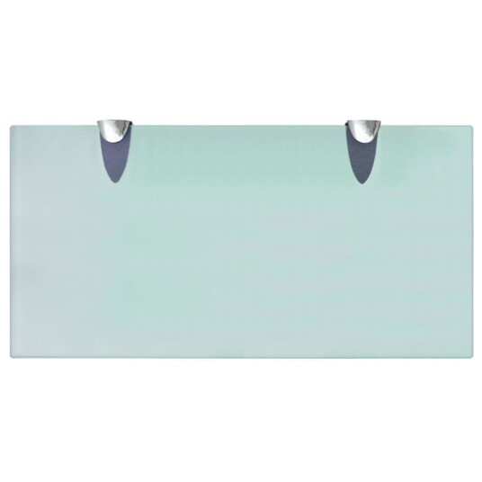 vidaXL Flytende hylle glass 40x20 cm 8 mm