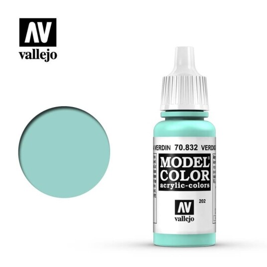 Vallejo Model Color Verdigris Glaze 17ml (70.832)
