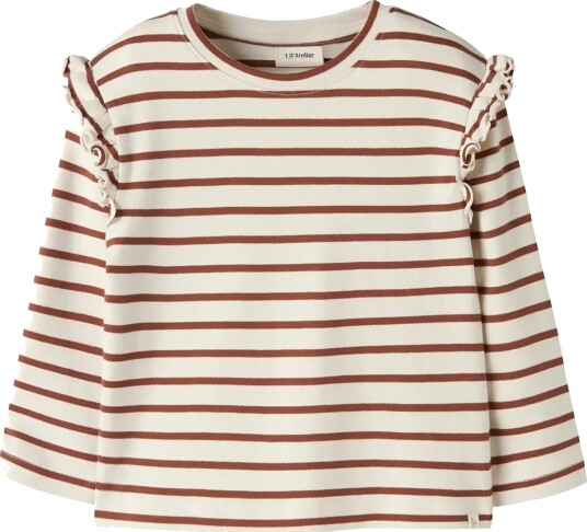 Lil"Atelier Nmflimia Mia Ls Loose Top Lil Cream 122 128 Lil"Atelier Nmflimia Mia Ls Loose Top Lil Cream 122 128