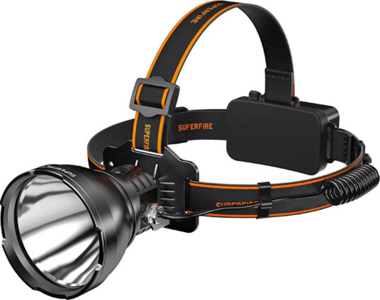 Superfire LED-lyspre Headlight HL60 2300lm USB-C Superfire LED-lyspre Headlight HL60 2300lm USB-C