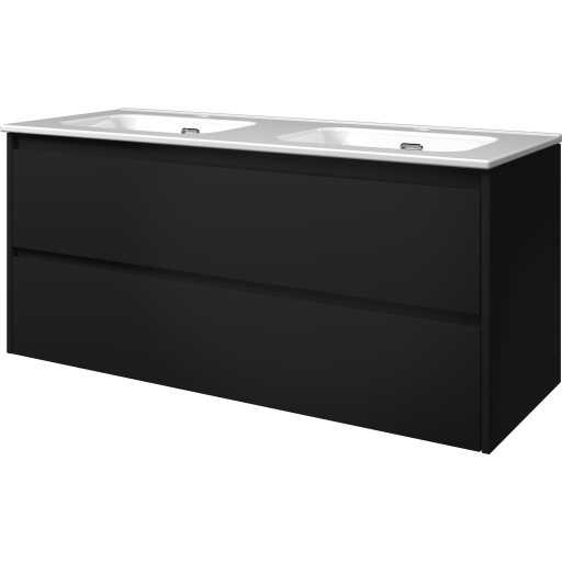 Sanibell Proline møbelpakke, 121x46 cm, matt sort Sanibell Proline møbelpakke, 121x46 cm, matt sort