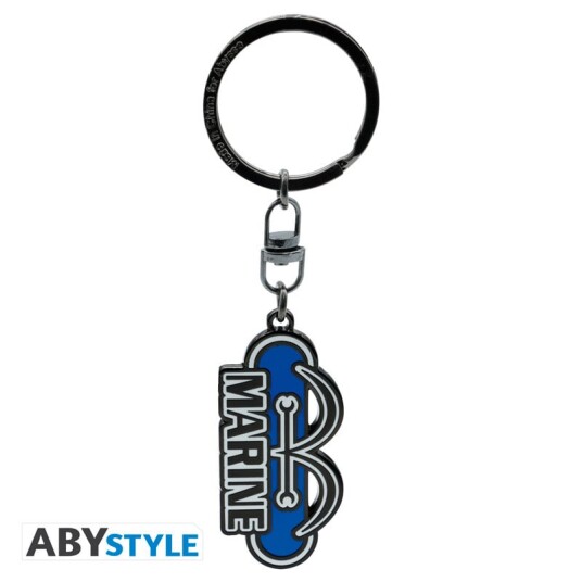 ABYstyle ONE PIECE Marine nøkkelringer i metall - 4-pakket