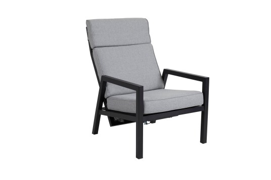 Brafab Belfort posisjonsstol Svart med grå pute Svart Brafab Belfort posisjonsstol Svart med grå pute Svart