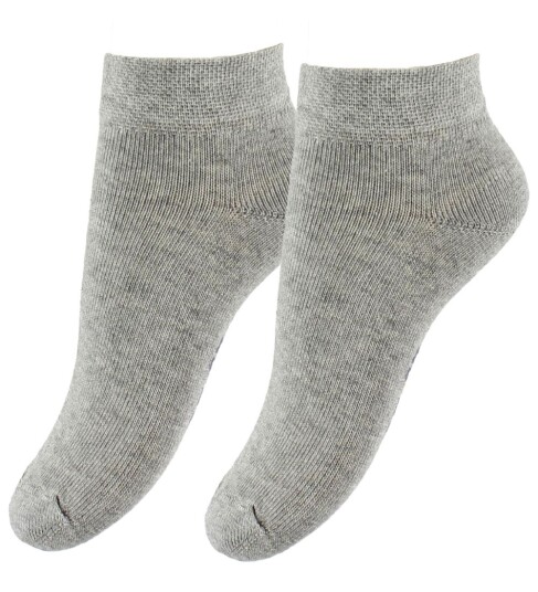 Fuzzies Ankelsokker 2 pack Grå Melert 27/30 Sokker 27 30
